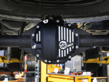 aFe Pro Series AAM 9.5/9.76 Rear Differential Cover Black w/ Machined Fins
