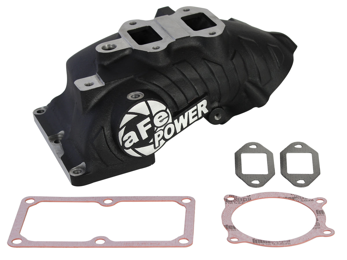 aFe BladeRunner Cast Aluminum Intake Manifold Black - Dodge/Ram 2007-2018 6.7L - 46-10073-1