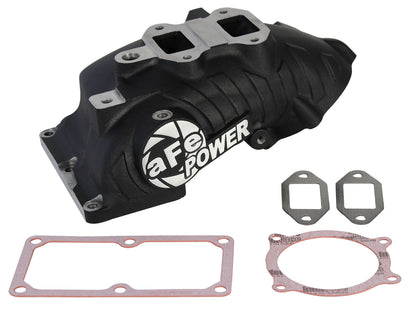 aFe BladeRunner Cast Aluminum Intake Manifold Black - Dodge/Ram 2007-2018 6.7L - 46-10073-1