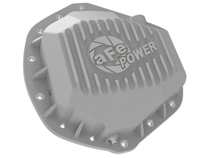 aFe Street Series Rear Differential Cover Raw w/ Machined Fins - Dodge/Ram 2003-2018