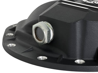 aFe Pro Series Front Differential Cover Black w/ Machined Fins - Dodge/Ram 2003-2013 5.9L/6.7L