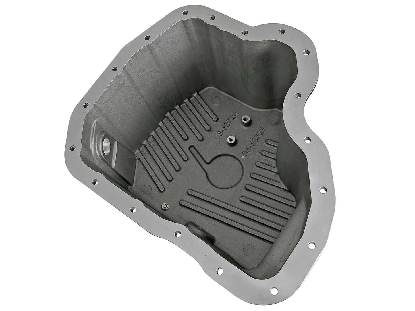 aFe Pro Series Engine Oil Pan Black w/ Machined Fins - Chevy/GMC 2011-2016 6.6L - Capacity 12, Height 6.94 in
