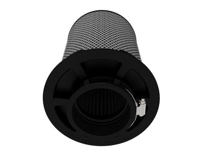 aFe Momentum Intake Replacement Air Filter w/ Black Pro 5R Media (Pair) - Flange Inside Diameter 3 in, Height 8 in