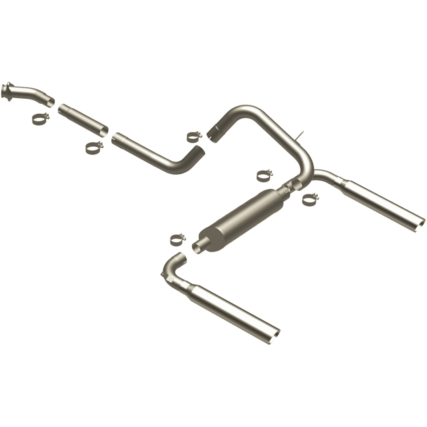 MagnaFlow Street Series Polished Cat-Back System 16829