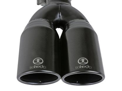 aFe Takeda 304 Stainless Steel Clamp-on Exhaust Tip Black - 49T25374-B121