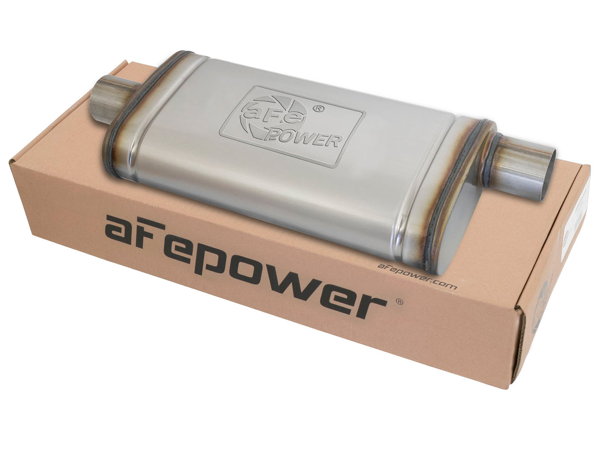 aFe MACH Force-Xp 409 Stainless Steel Pass-Through Muffler - 49M00019