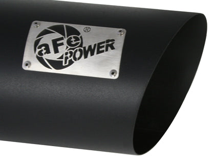 aFe MACH Force-Xp 409 Stainless Steel Clamp-on Exhaust Tip Black - 49T40701-B18