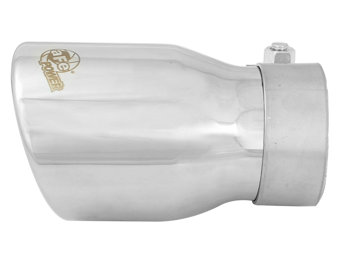 aFe MACH Force-Xp 304 Stainless Steel Clamp-on Exhaust Tip Polished - 49T25354-P06