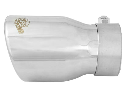aFe MACH Force-Xp 304 Stainless Steel Clamp-on Exhaust Tip Polished - 49T25354-P06