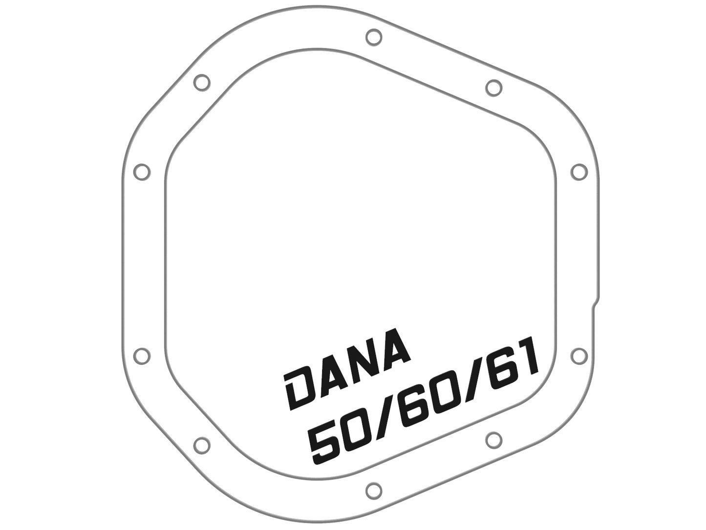 aFe Street Series Dana 60 Front Differential Cover Raw w/ Machined Fins