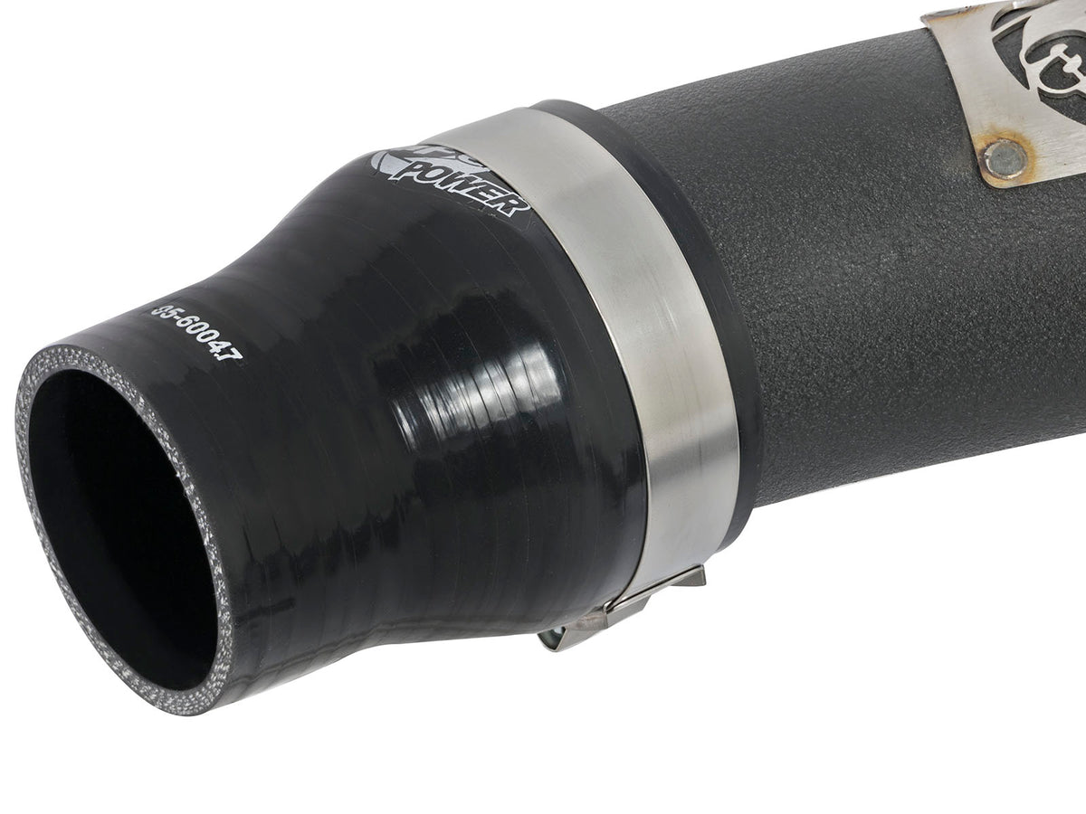 aFe BladeRunner 3 IN Aluminum Hot and Cold Charge Pipe Kit Black - Chevy/GMC 2011-2016 6.6L