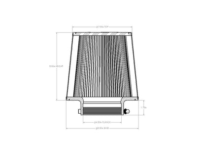 aFe Magnum FORCE Intake Replacement Air Filter w/ D2 Dura-Dry Media - 21-90028V