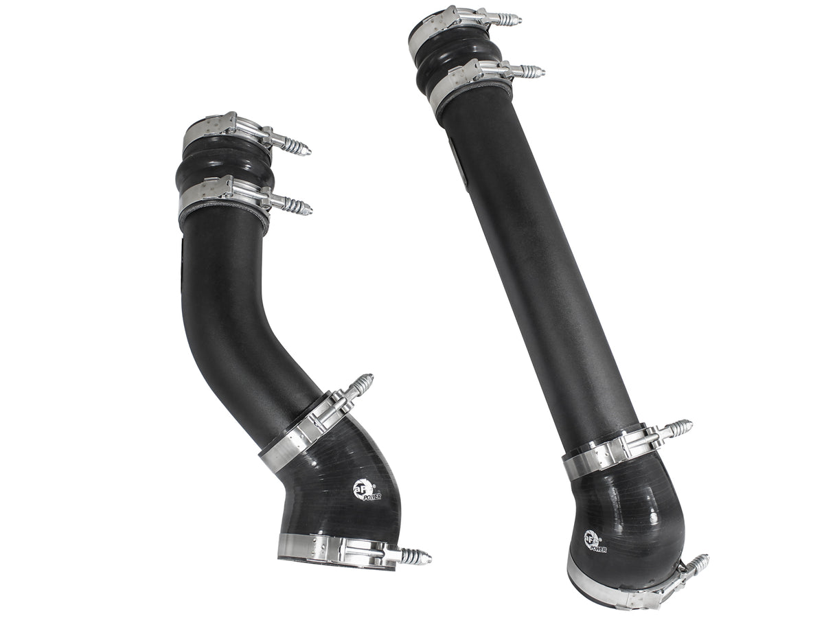 aFe BladeRunner 3 IN Aluminum Hot and Cold Charge Pipe Kit Black - Dodge 1994-2002 5.9L