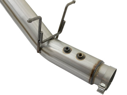 aFe ATLAS 4 IN Aluminized Steel DPF-Back Exhaust System w/ Polished Tip - Chevy/GMC 2017-2019 6.6L - 49-04085-P