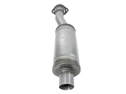 aFe Vulcan Series 409 Stainless Steel Resonator Upgrade Pipe - 49C43131