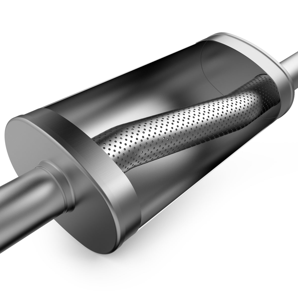 MagnaFlow 2.5 in/2.5 in Offset/Center; 4 in x 11 in x 9 in Body Muffler 11366