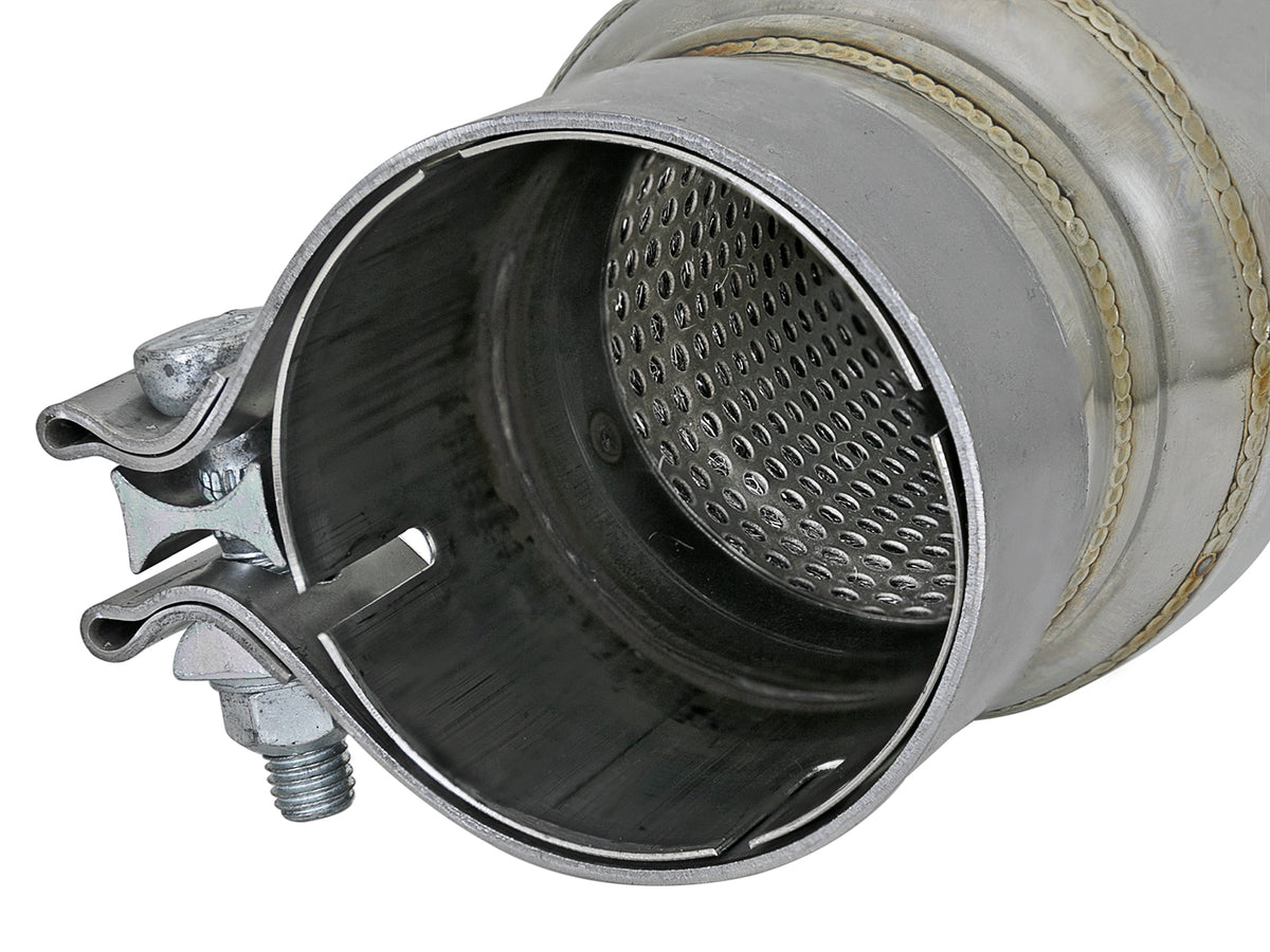 aFe MACH Force-Xp 304 Stainless Steel 2.5 IN Inet/Outlet Resonator 16 IN L