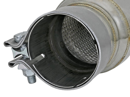 aFe MACH Force-Xp 304 Stainless Steel 2.5 IN Inet/Outlet Resonator 16 IN L