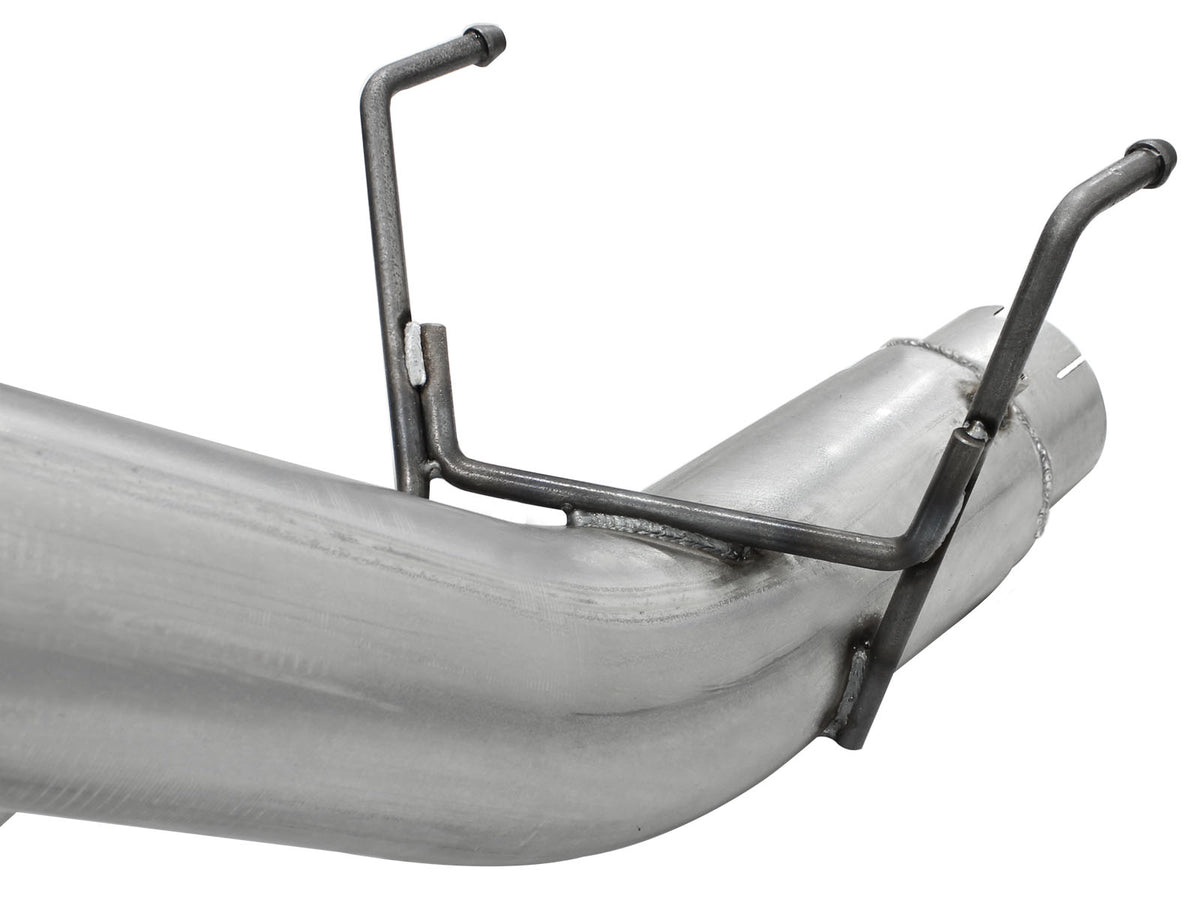 aFe ATLAS 5 IN Aluminized Steel DPF-Back Exhaust System w/Polished Tip - Ram 2013-2018 6.7L - 49-02039-P