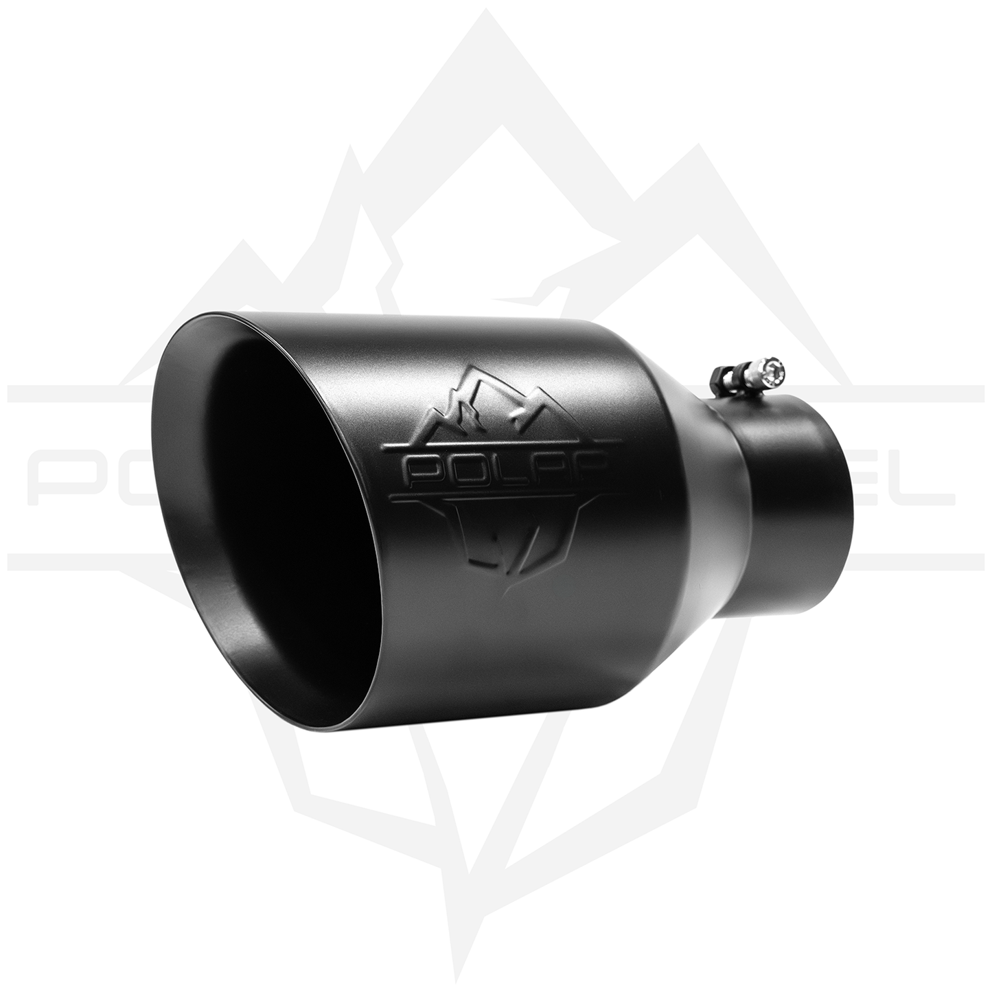 Polar 304SS Black Oval Exhaust Tip