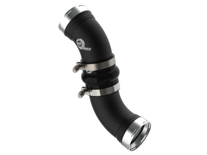 aFe BladeRunner 3-1/2 IN Aluminum Cold Charge Pipe Black - Chevy/GMC 2006-2010 6.6L