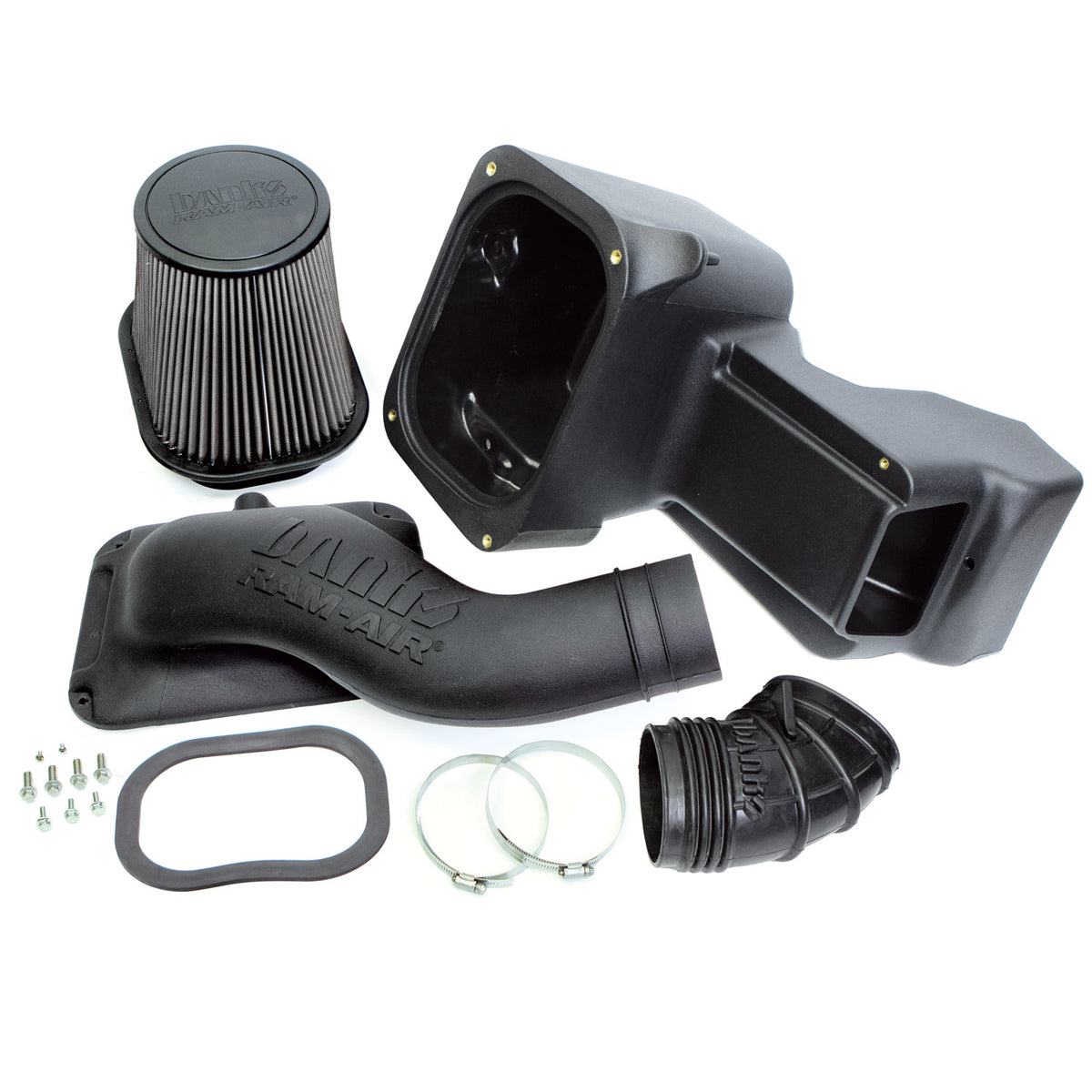 Banks Power Banks Ram-Air, Big-Ass Oiled Filter, Cold Air Intake System - Ford 2017-2019 6.7L