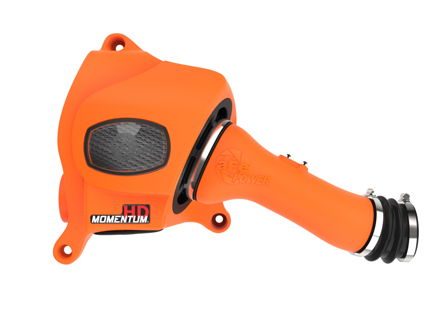 aFe Momentum HD Cold Air Intake System Orange w/ Pro DRY S Filter - 2008-2021 4.5L