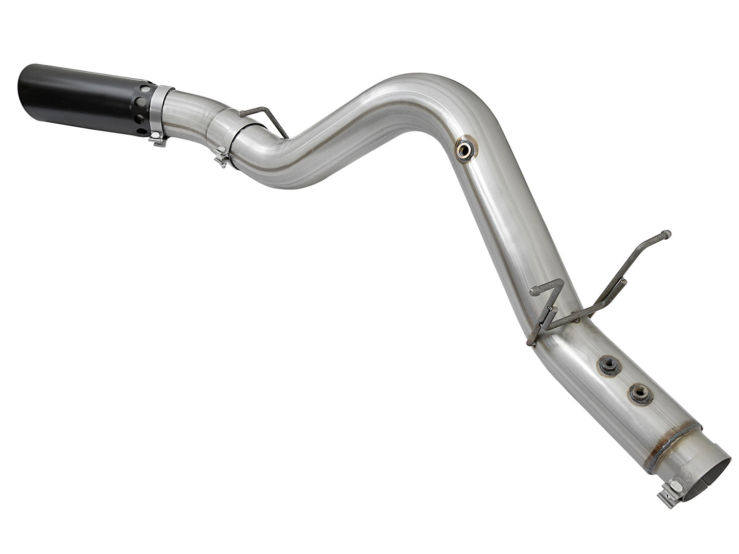 aFe ATLAS 4 IN Aluminized Steel DPF-Back Exhaust System w/Black Tip - Chevy/GMC 2017-2019 6.6L