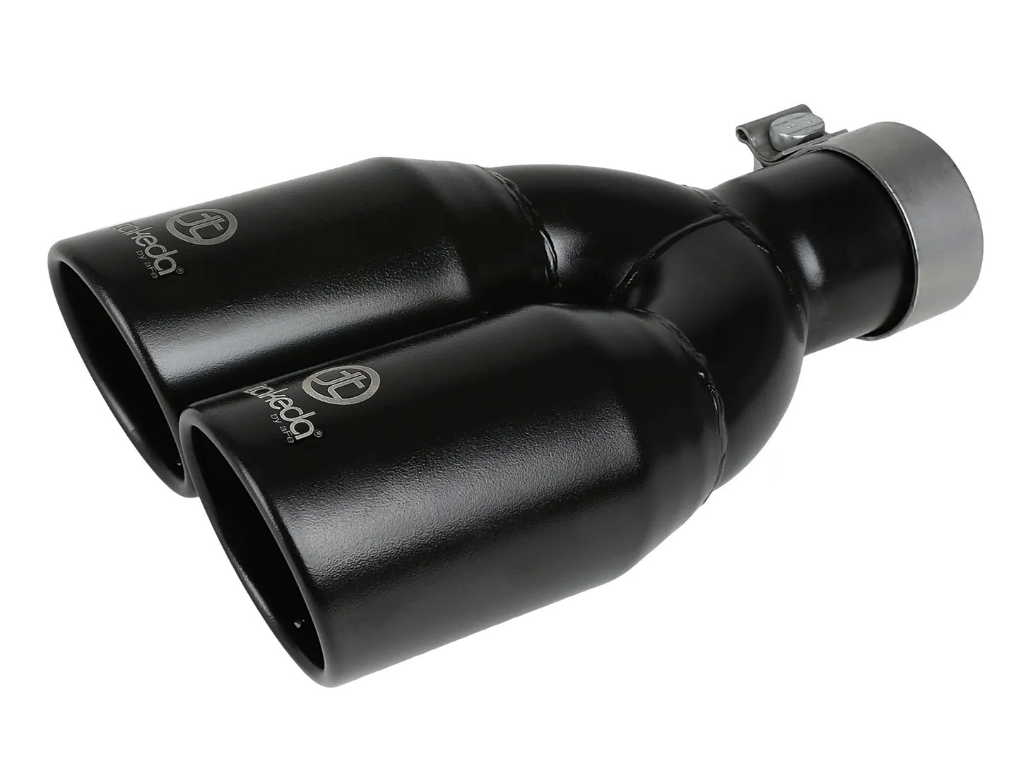 aFe Takeda 304 Stainless Steel Clamp-on Exhaust Tip Black - 49T25374-B121