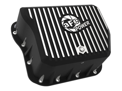 aFe Pro Series Transmission Pan Black w/ Machined Fins - Dodge 1994-2007 5.9L