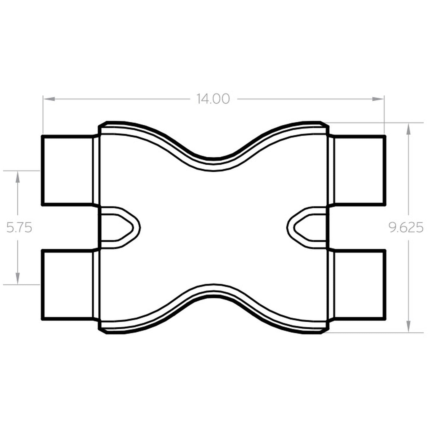 MagnaFlow Exhaust X-Pipe - 3.00in. 10792
