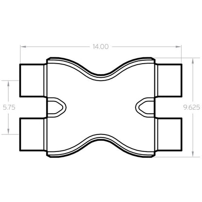 MagnaFlow Exhaust X-Pipe - 3.00in. 10792