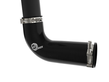 aFe BladeRunner 3 IN Aluminum Hot and Cold Charge Pipe Kit Black - Ford 2008-2010 6.4L