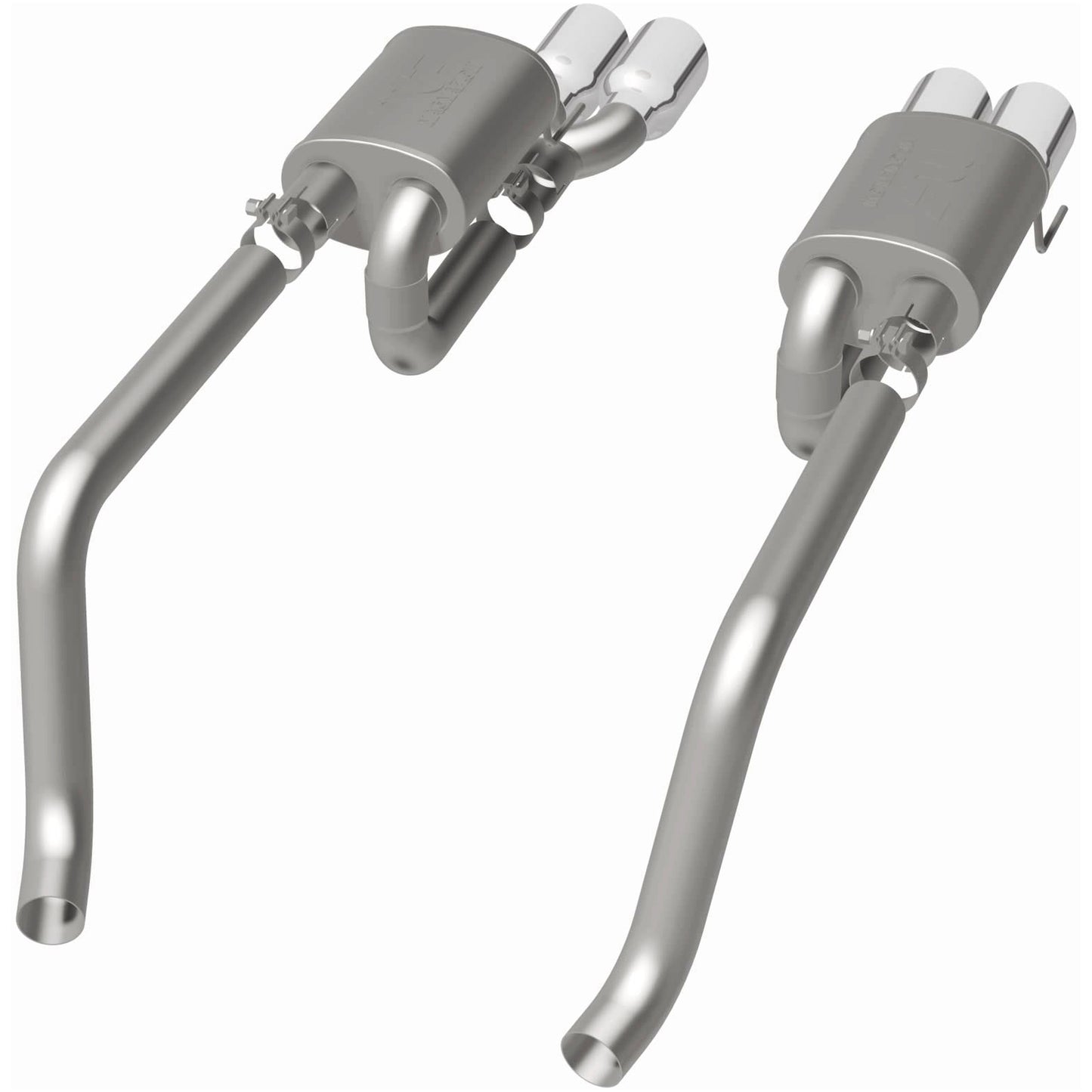 MagnaFlow Street Series Polished Axle Back System 15886