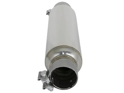 aFe MACH Force-Xp 304 Stainless Steel 2.5 IN Inet/Outlet Resonator 15 IN L