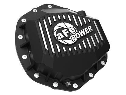 aFe Pro Series Rear Differential Cover Black w/ Machined Fins - Chevy/GMC 2020-2023 6.6L