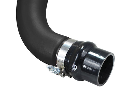 aFe BladeRunner 3 IN Aluminum Hot Charge Pipe Black - Chevy/GMC 2001-2004 6.6L