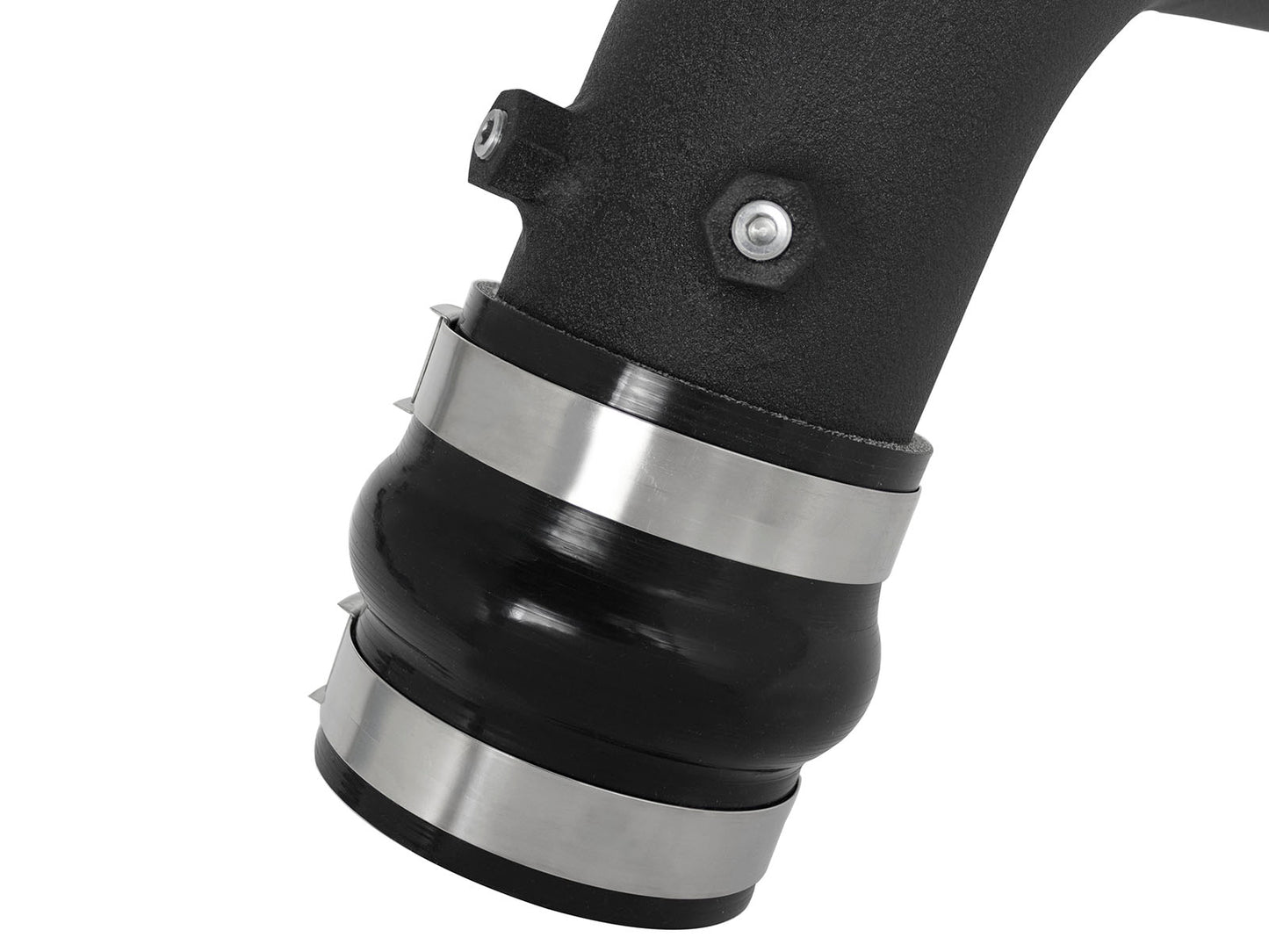 aFe BladeRunner 3 IN & 3-1/2 IN Aluminum Hot and Cold Charge Pipe Kit Black - Dodge 2007-2009 6.7L