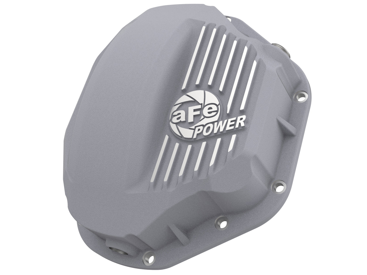 aFe Street Series Rear Differential Cover Raw w/ Machined Fins - Dodge/Ford 1994-2007