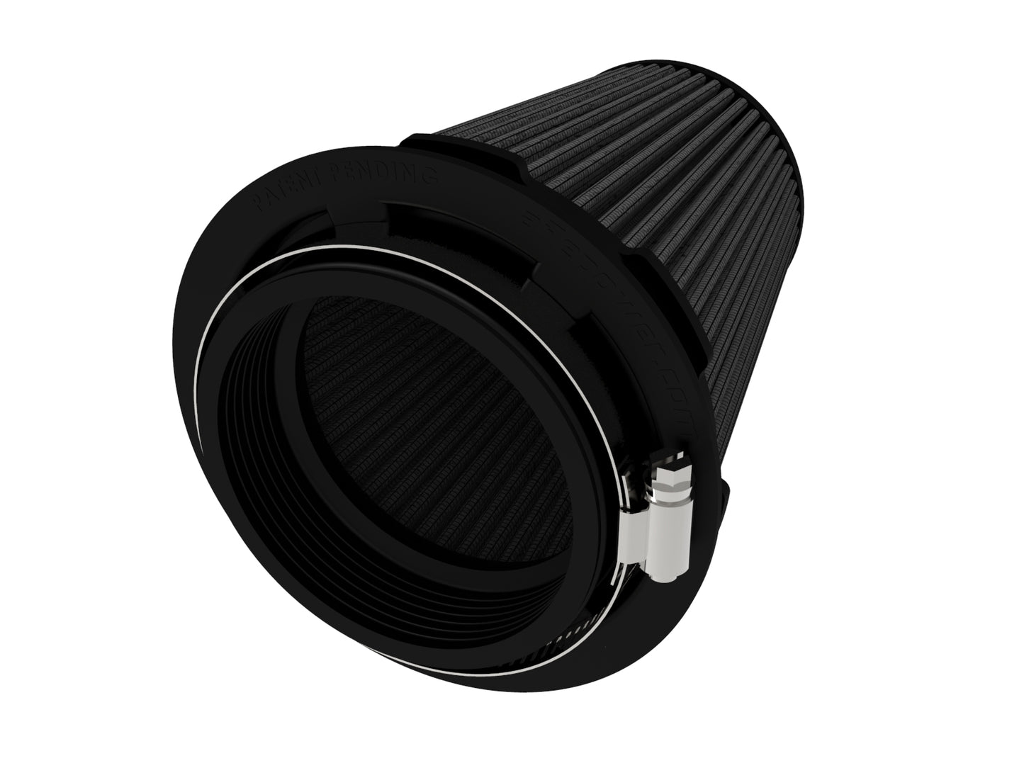 aFe Momentum Intake Replacement Air Filter w/ Black Pro 5R Media - Flange Inside Diameter 3.50 in, Base Diameter 5 in