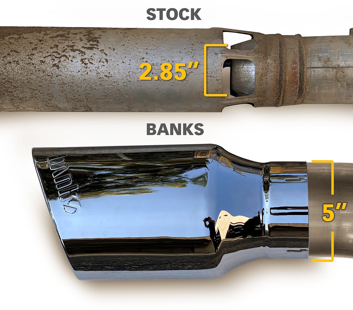 Banks Power Monster Exhaust System 5-inch Single Exit