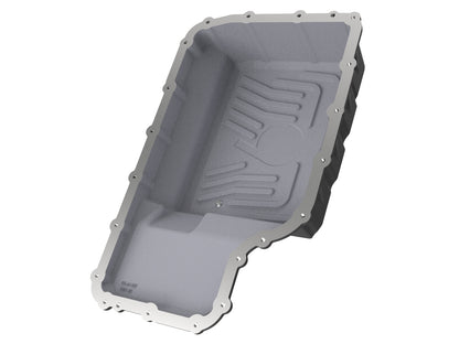 aFe Pro Series Transmission Pan Black w/ Machined Fins - Ford 2020-2022