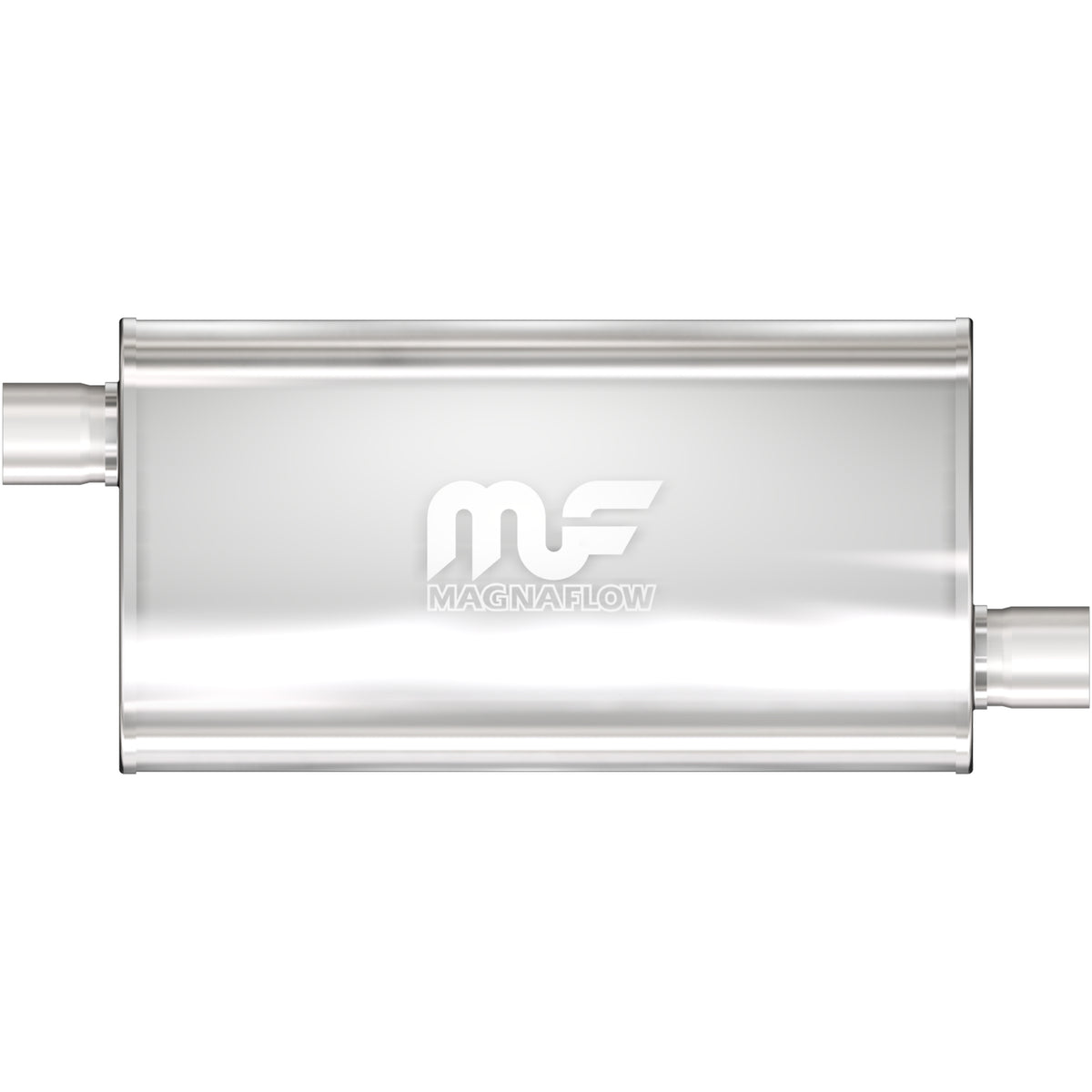 MagnaFlow 2.5 in/2.5 in Offset/Offset; 5 in x 22 in x 11 in Body Muffler 12577