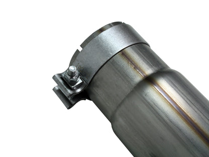 aFe Large Bore-HD 4 IN 409 Stainless Steel DPF-Back Exhaust System - Ford 2008-2010 6.4L