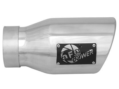 aFe MACH Force-Xp 304 Stainless Steel Clamp-on Exhaust Tip Polished - 49T30451-P09