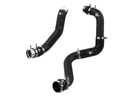 aFe BladeRunner Aluminum Hot and Cold Charge Pipe Kit Black - Chevy/GMC 2024-2026 6.6L