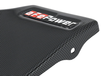 aFe Rapid Induction Cold Air Intake Cover Carbon Fiber Design