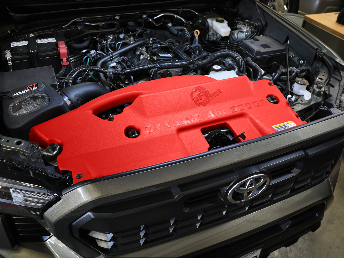 aFe Dynamic Cold Air Intake Air Scoop (D.A.S.) Red