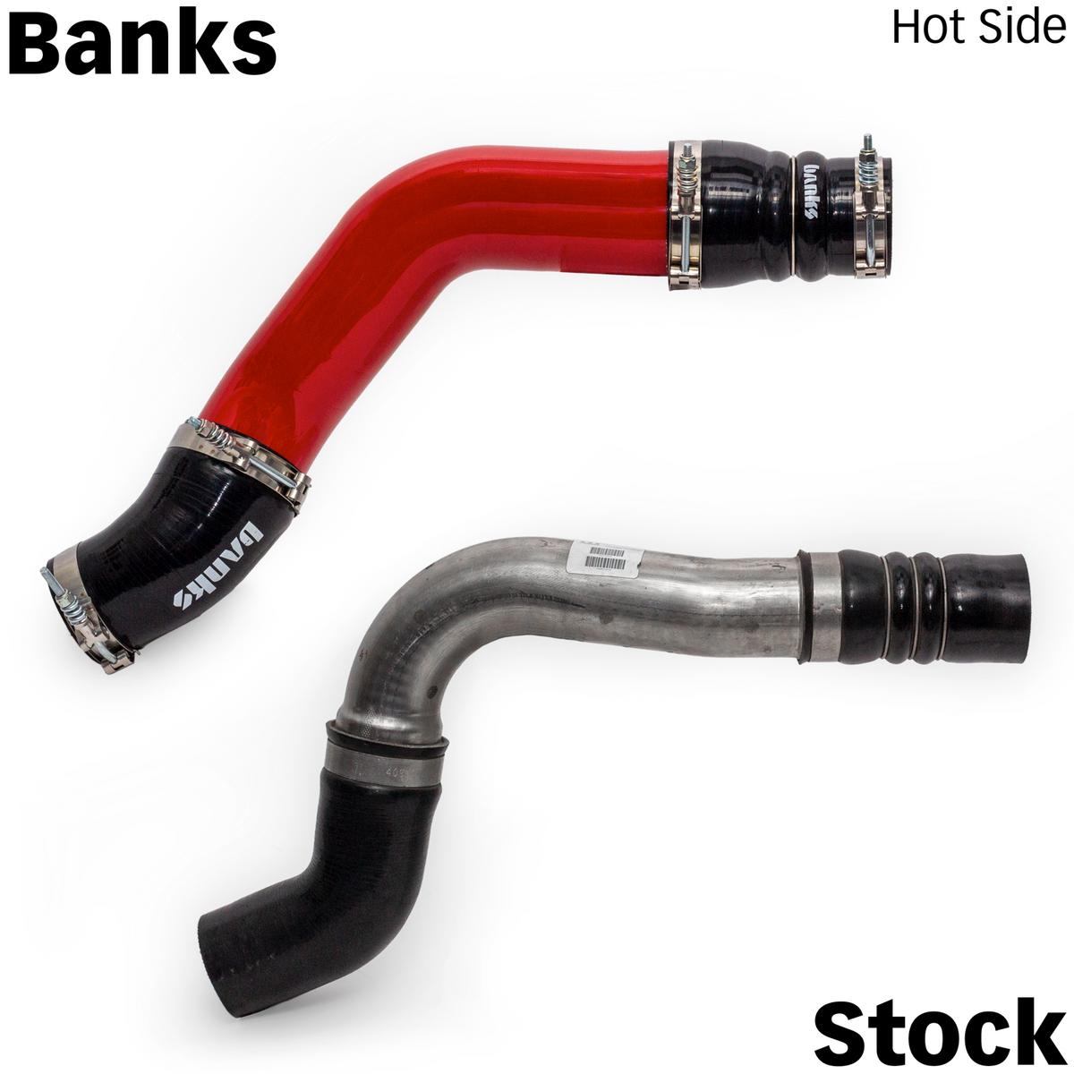 Banks Power Boost Tube Upgrade Kit Red Powder-coated