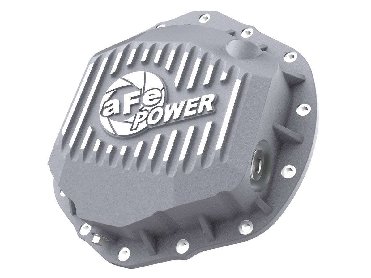 aFe Street Series Rear Differential Cover Raw w/ Machined Fins - Ram 2019-2026 6.4L/6.7L